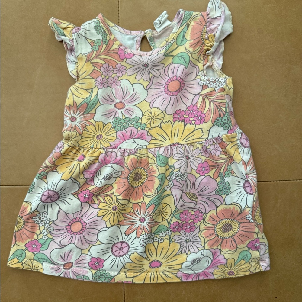 H&M Floral Dress 12M
